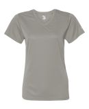4162 Badger Badger - Ladies' B-Dry Core V-Neck Tee in Silver