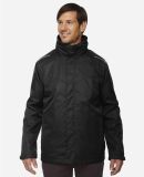 88205T Ash City - Core 365 Men's Tall Region 3-in- in Black
