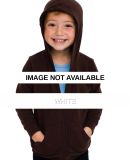 5197 American Apparel Toddler Fleece Raglan Zip-Up White