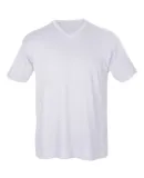 Tultex 0206 Mens Fine Jersey V-Neck Tee in White