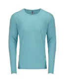 6071 Next Level Men's Triblend Long-Sleeve Crew Te in Tahiti blue