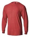 Tultex 0291TC Unisex Long Sleeve Tee Heather Red