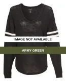 Boxercraft T17 V-Neck Slub VarsiTee Pom Pom Jersey Army Green