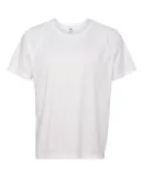 All Sport M1029 Performance Baseball Raglan Tee White