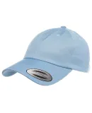 6245CM Yupoong Dad Hat Unstructured 6 Panel in Light blue