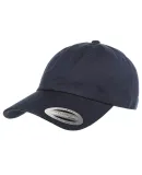 6245CM Yupoong Dad Hat Unstructured 6 Panel in Navy