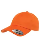 6245CM Yupoong Dad Hat Unstructured 6 Panel in Orange