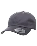 6245CM Yupoong Dad Hat Unstructured 6 Panel in Dark grey