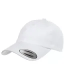 6245CM Yupoong Dad Hat Unstructured 6 Panel in White