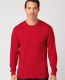 Cotton Heritage MC1182 Long Sleeve Cotton Tee in Red