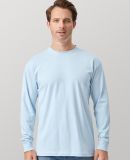 Cotton Heritage MC1182 Long Sleeve Cotton Tee in Light blue