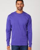 Cotton Heritage MC1182 Long Sleeve Cotton Tee in Purple