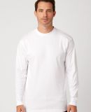 Cotton Heritage MC1182 Long Sleeve Cotton Tee in White