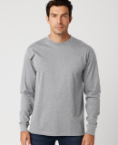 Cotton Heritage MC1182 Long Sleeve Cotton Tee in Athletic heather