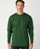 Cotton Heritage MC1182 Long Sleeve Cotton Tee in Forest green