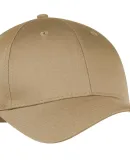 Port & Company CP80 Six-Panel Twill Cap Khaki