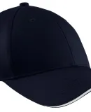 Port & Company CP85 Sandwich Bill Cap   Navy/White