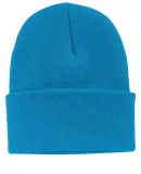 Port & Company CP90 Knit Beanie Neon Blue