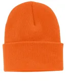 Port & Company CP90 Knit Beanie Neon Orange