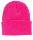 Port & Company CP90 Knit Beanie Neon Pink Glo