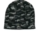 Port & Company CP91C Camo Beanie Black Camo