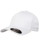Flexfit 6777 Sportsman Mesh Cap in White