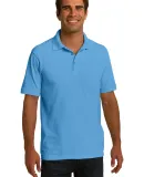 Port & Company KP150 Ring Spun Pique Polo  Aquatic Blue