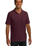 Port & Company KP150 Ring Spun Pique Polo  Ath Maroon