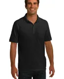 Port & Company KP150 Ring Spun Pique Polo  Jet Black