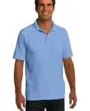 Port & Company KP150 Ring Spun Pique Polo  Light Blue