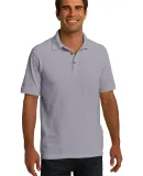 Port & Company KP150 Ring Spun Pique Polo  Silver