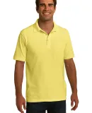 Port & Company KP150 Ring Spun Pique Polo  Yellow