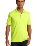 Port & Company KP55 Jersey Knit Polo Safety Green