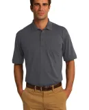 Port & Company KP55P Jersey Knit Pocket Polo Charcoal