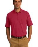 Port & Company KP55P Jersey Knit Pocket Polo Red