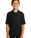 Port & Company KP55Y Youth 5.5-Ounce Jersey Knit P Jet Black