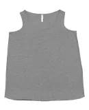 LAT 3821 Curvy Collection Women's Tank GRANITE HEATHER