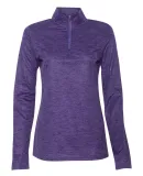 Badger 4173 Tonal Blend Women's Performance Quarte Purple Tonal Blend