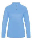 Badger 4173 Tonal Blend Women's Performance Quarte Columbia Blue Tonal Blend