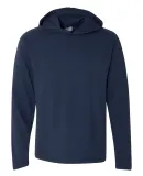 Comfort Colors 4900 Garment Dyed Hooded Long Sleev True Navy