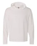Comfort Colors 4900 Garment Dyed Hooded Long Sleev White