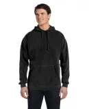 Comfort Colors 1567 Garment Dyed Hooded Pullover S in Black