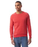 Alternative Apparel AA9575 Unisex Crew Neck Fleece in Eco true red