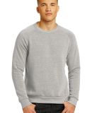 Alternative Apparel AA9575 Unisex Crew Neck Fleece in Eco light grey