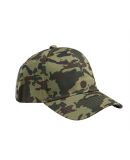 BX024 Big Accessories Structured Camo Hat FOREST CAMO