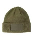 BA527 Big Accessories Patch Beanie OLIVE