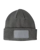 BA527 Big Accessories Patch Beanie GRAY