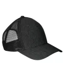 BA540 Big Accessories Sport Trucker Cap BLACK/ BLACK