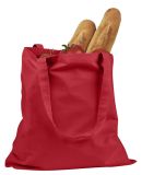 BE007 BAGedge 6 oz. Canvas Promo Tote in Red