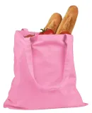 BE007 BAGedge 6 oz. Canvas Promo Tote PINK